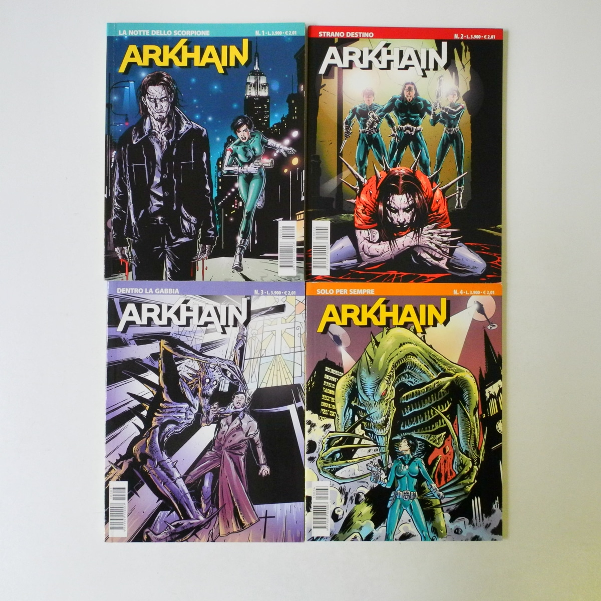 Arkhain n. 1-4 Serie Completa Panini-3