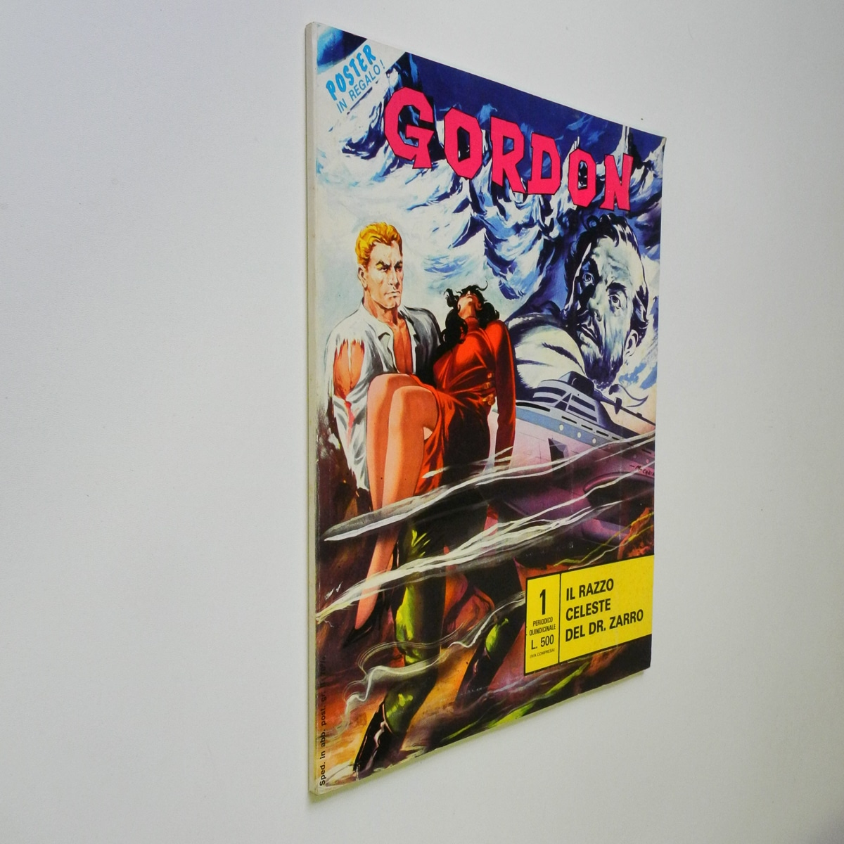 Flash Gordon n. 1 con Poster e Cartolina Spada 1977