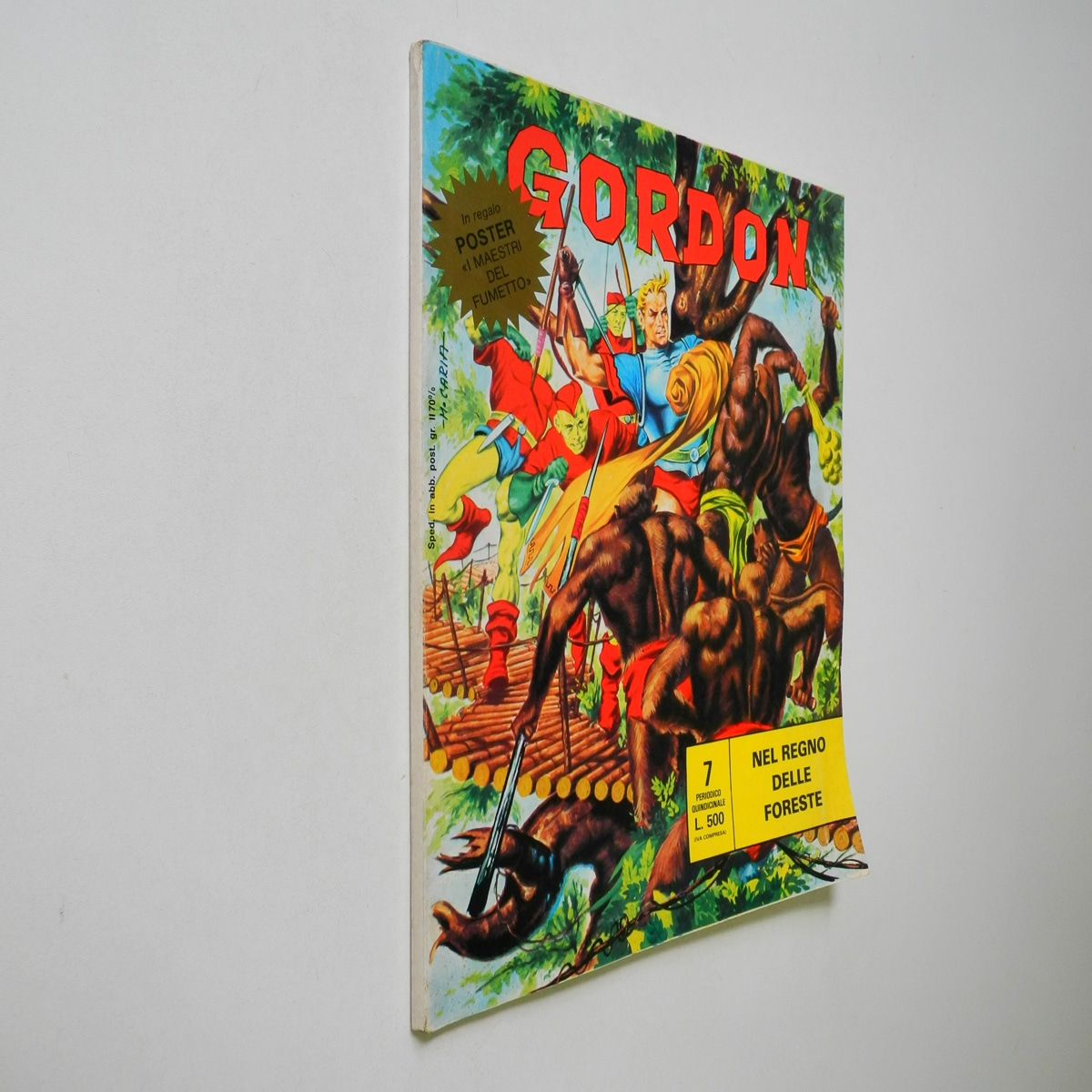 Flash Gordon n. 7 con Poster Spada Nel regno delle foreste