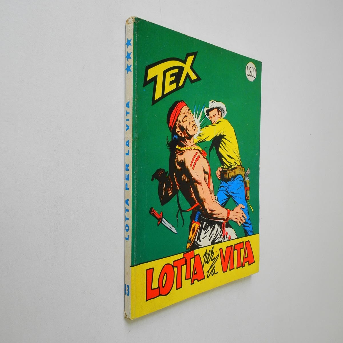 Tex Tre Stelle n. 43 lire 200 Lotta per la vita