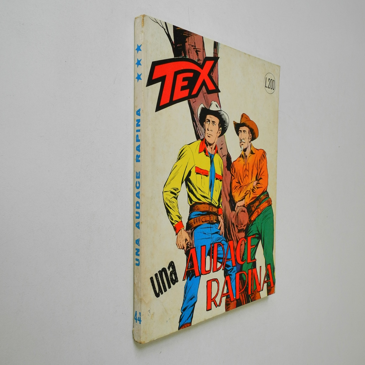 Tex Tre Stelle n. 44 lire 200 Una audace rapina