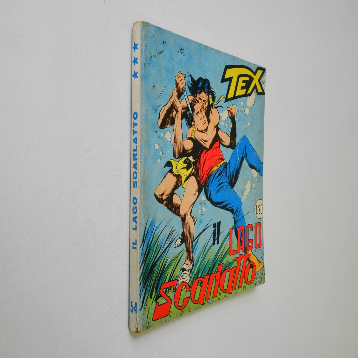 Tex Tre Stelle n. 54 lire 200 Il lago scarlatto