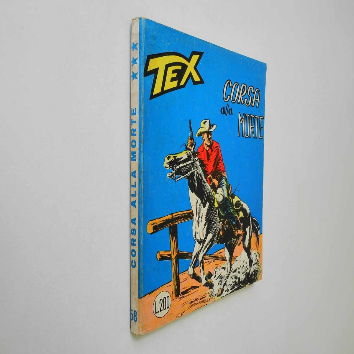 Tex Tre Stelle n. 58 lire 200 Corsa alla morte