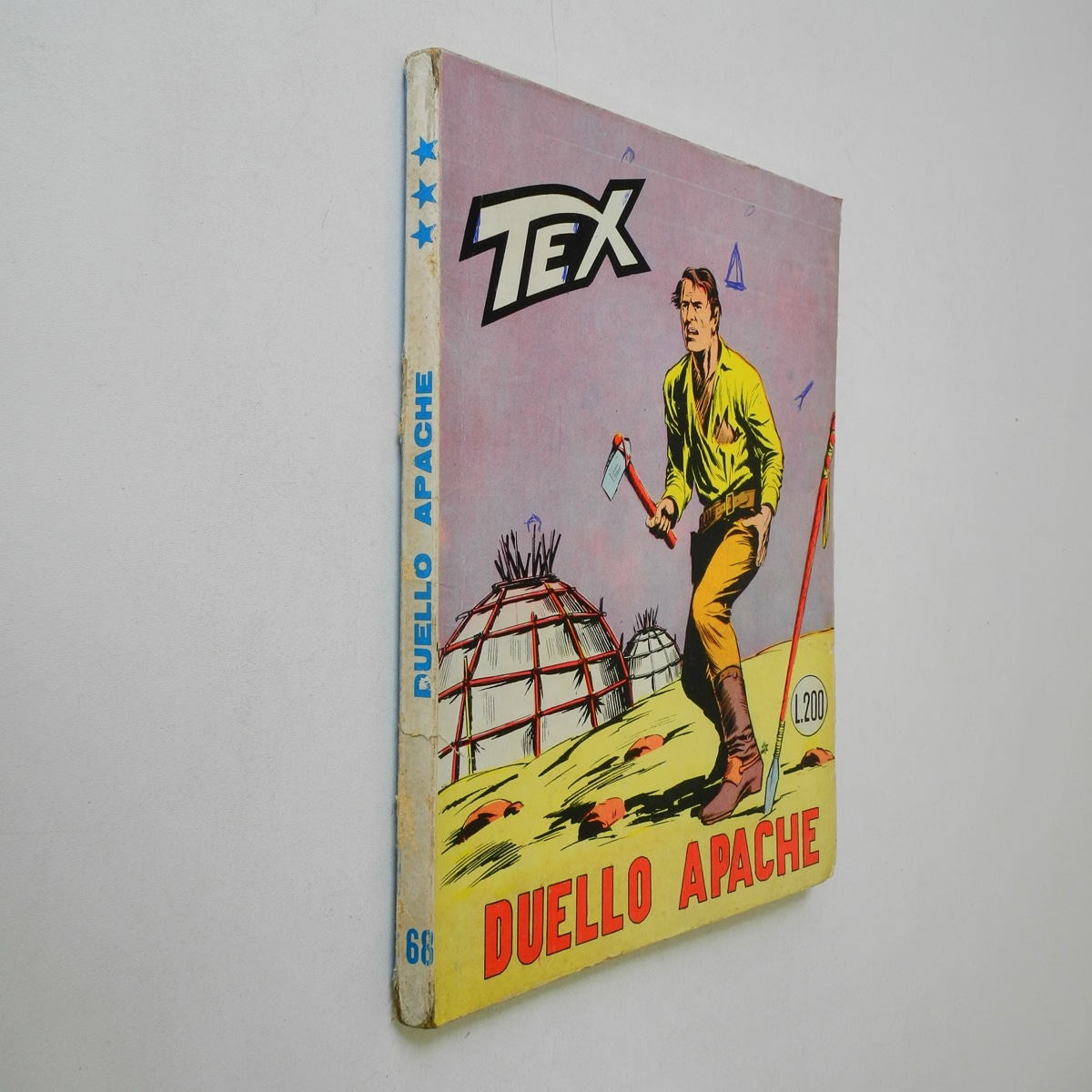 Tex Tre Stelle n. 68 lire 200 Duello Apache 2