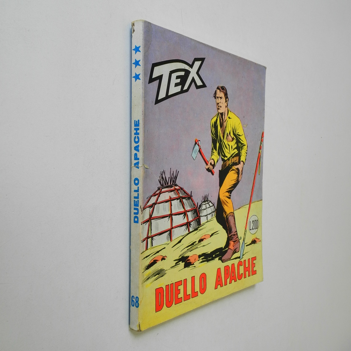 Tex Tre Stelle n. 68 lire 200 Duello Apache