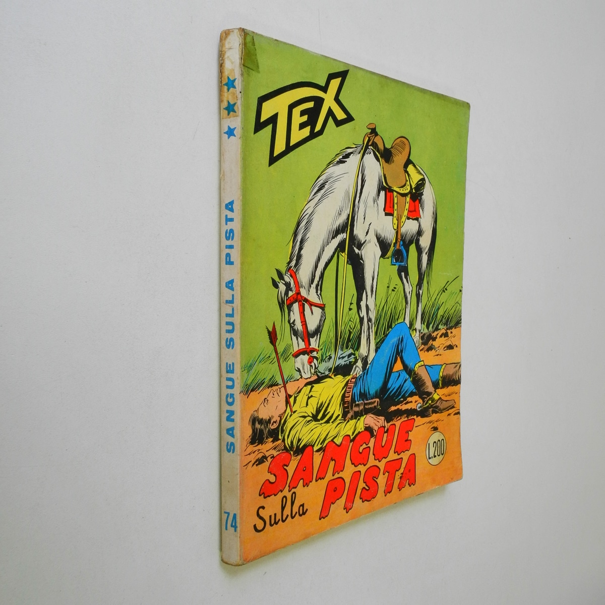 Tex Tre Stelle n. 74 lire 200 Sangue sulla pista