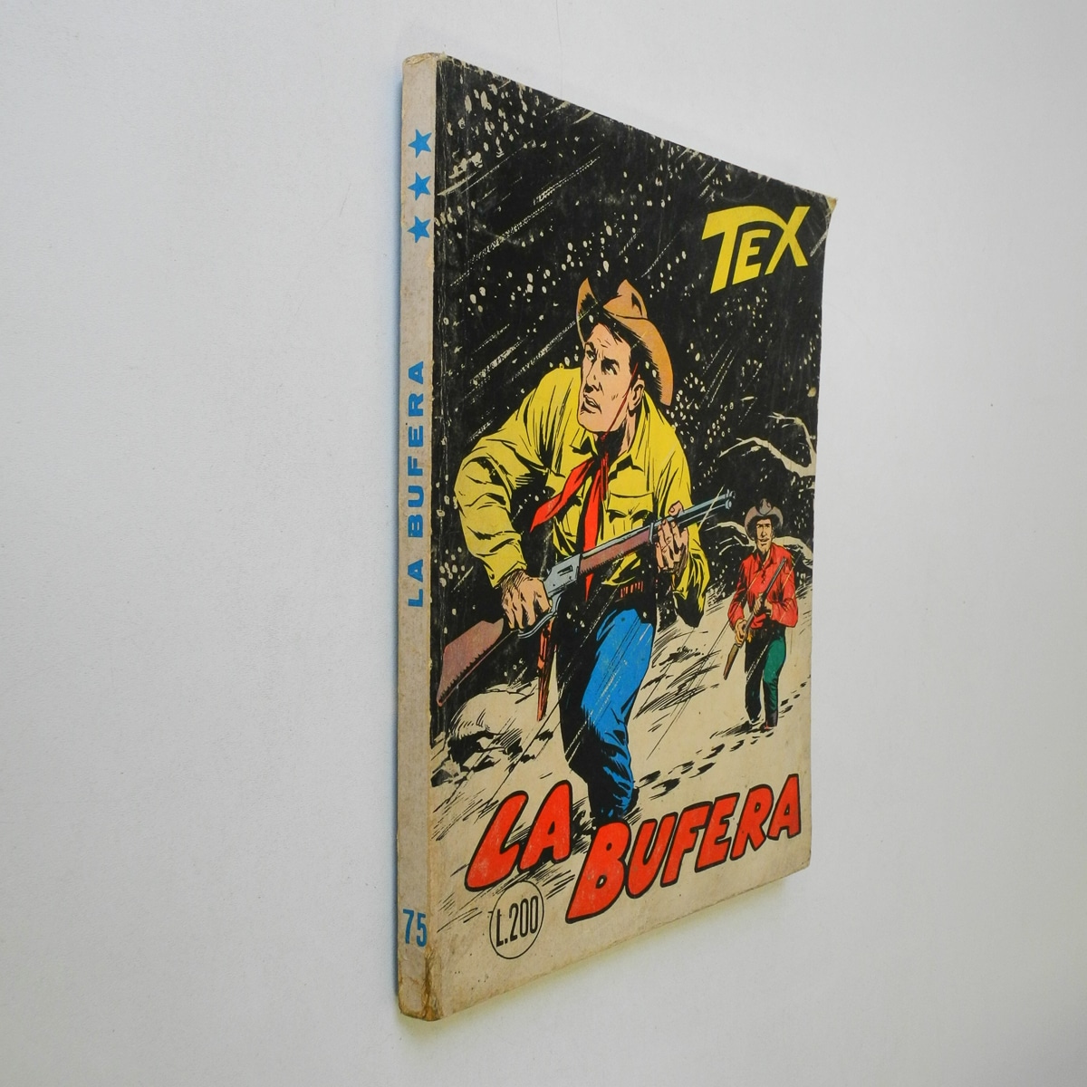 Tex Tre Stelle n. 75 lire 200 La bufera