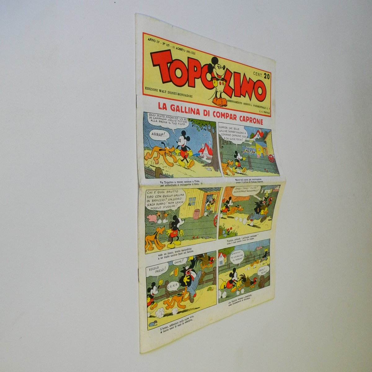 Topolino Giornale n. 137-148 anno IV 1935-36 Ristampa 2