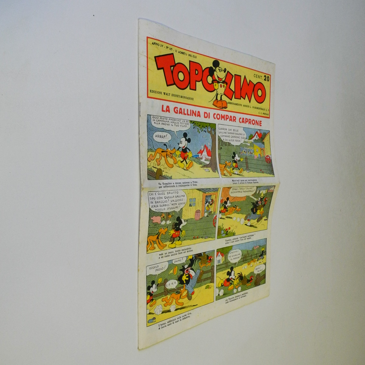 Topolino Giornale n. 137-148 anno IV 1935-36 Ristampa 3