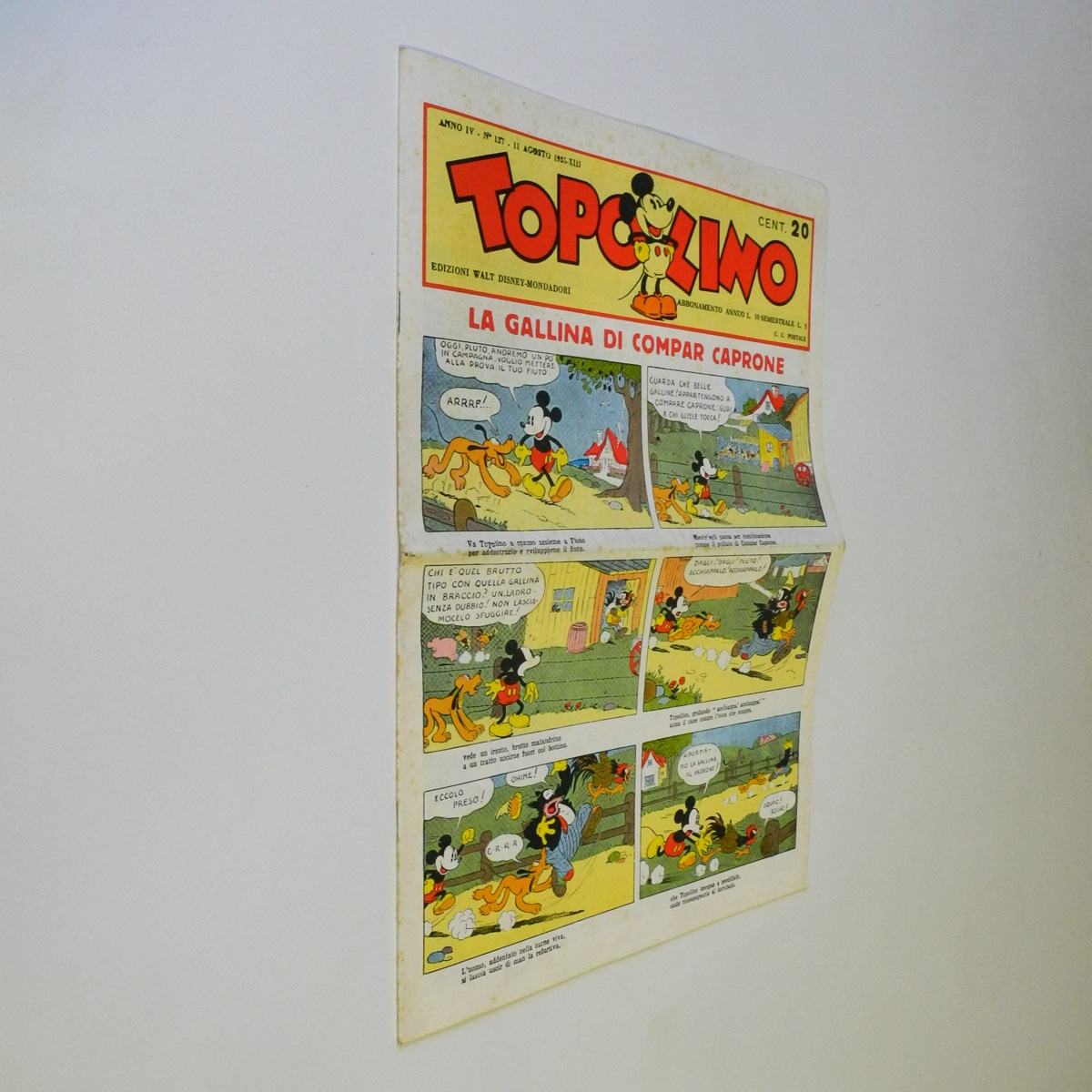 Topolino Giornale n. 137-148 anno IV 1935-36 Ristampa 4