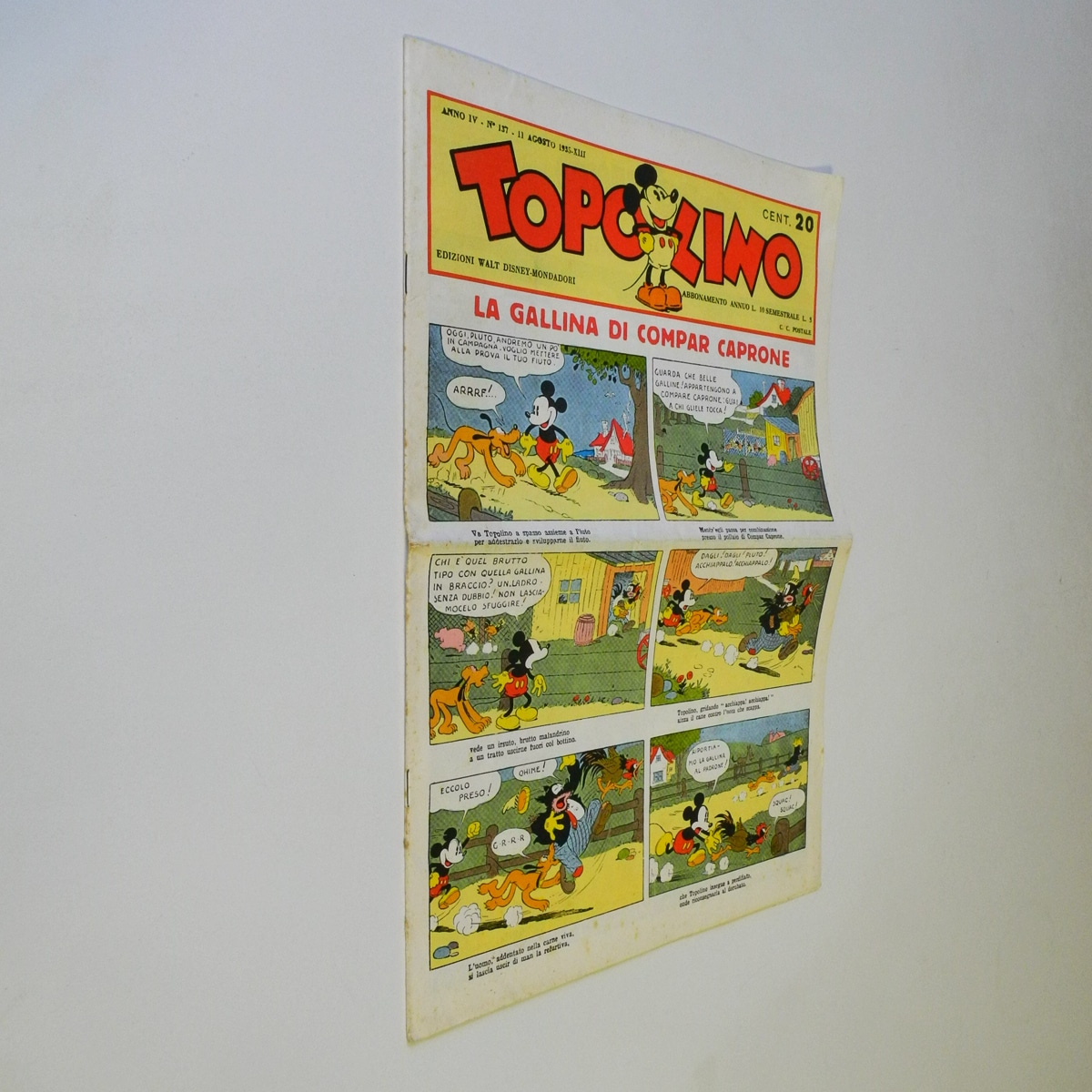 Topolino Giornale n. 137-148 anno IV 1935-36 Ristampa 5