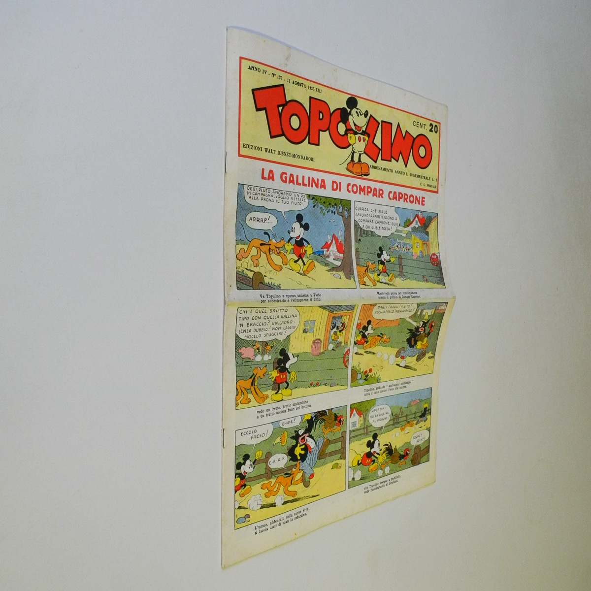 Topolino Giornale n. 137-148 anno IV 1935-36 Ristampa 6