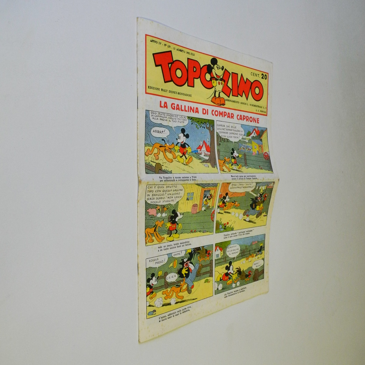 Topolino Giornale n. 137-148 anno IV 1935-36 Ristampa 7