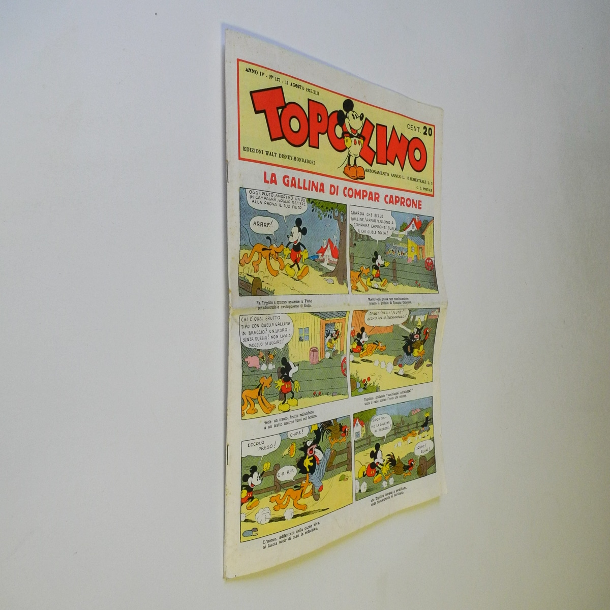 Topolino Giornale n. 137-148 anno IV 1935-36 Ristampa