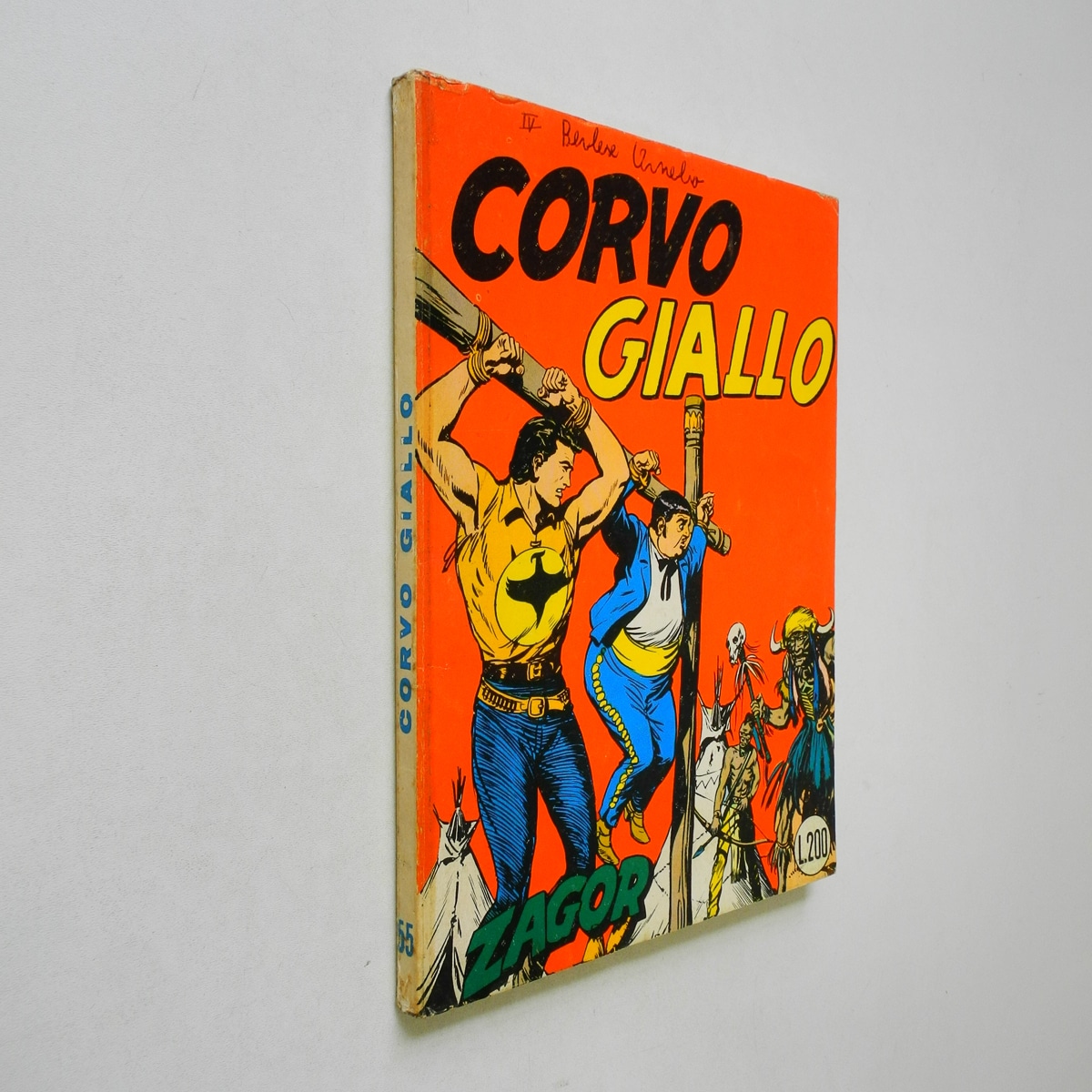 Zagor Zenith n. 55 Araldo 1965 Corvo giallo