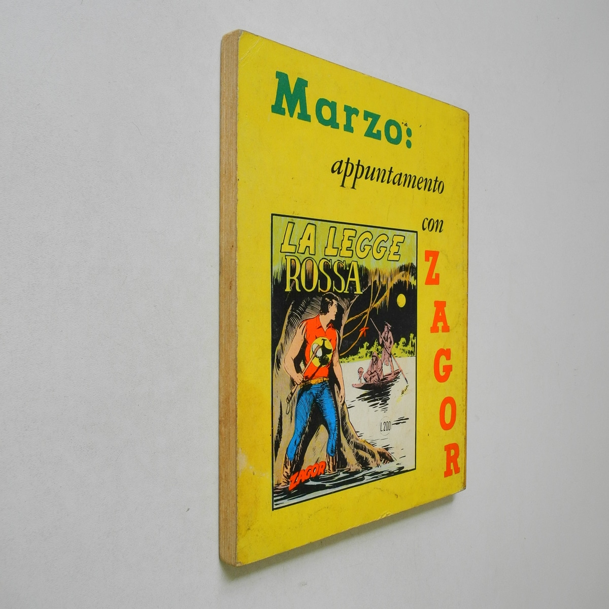 Zagor Zenith n. 59 Araldo 1966 La vendetta di Zagor-2