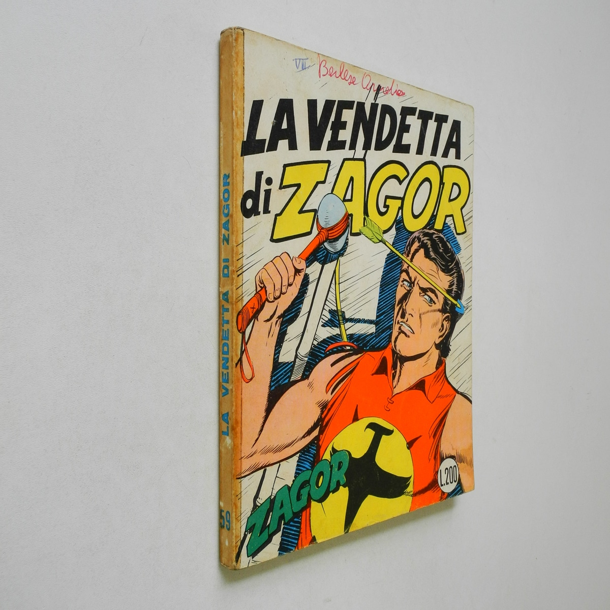 Zagor Zenith n. 59 Araldo 1966 La vendetta di Zagor