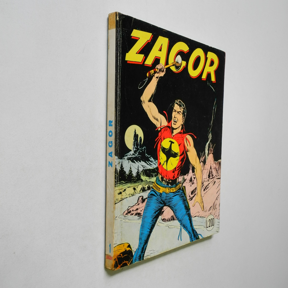 Zagor n. 1 Scritta Rossa Cepim La foresta degli agguati