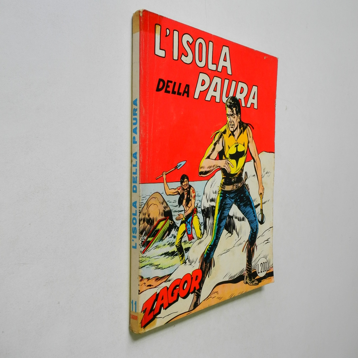 Zagor n. 11 Scritta Rossa Cepim L’isola della paura