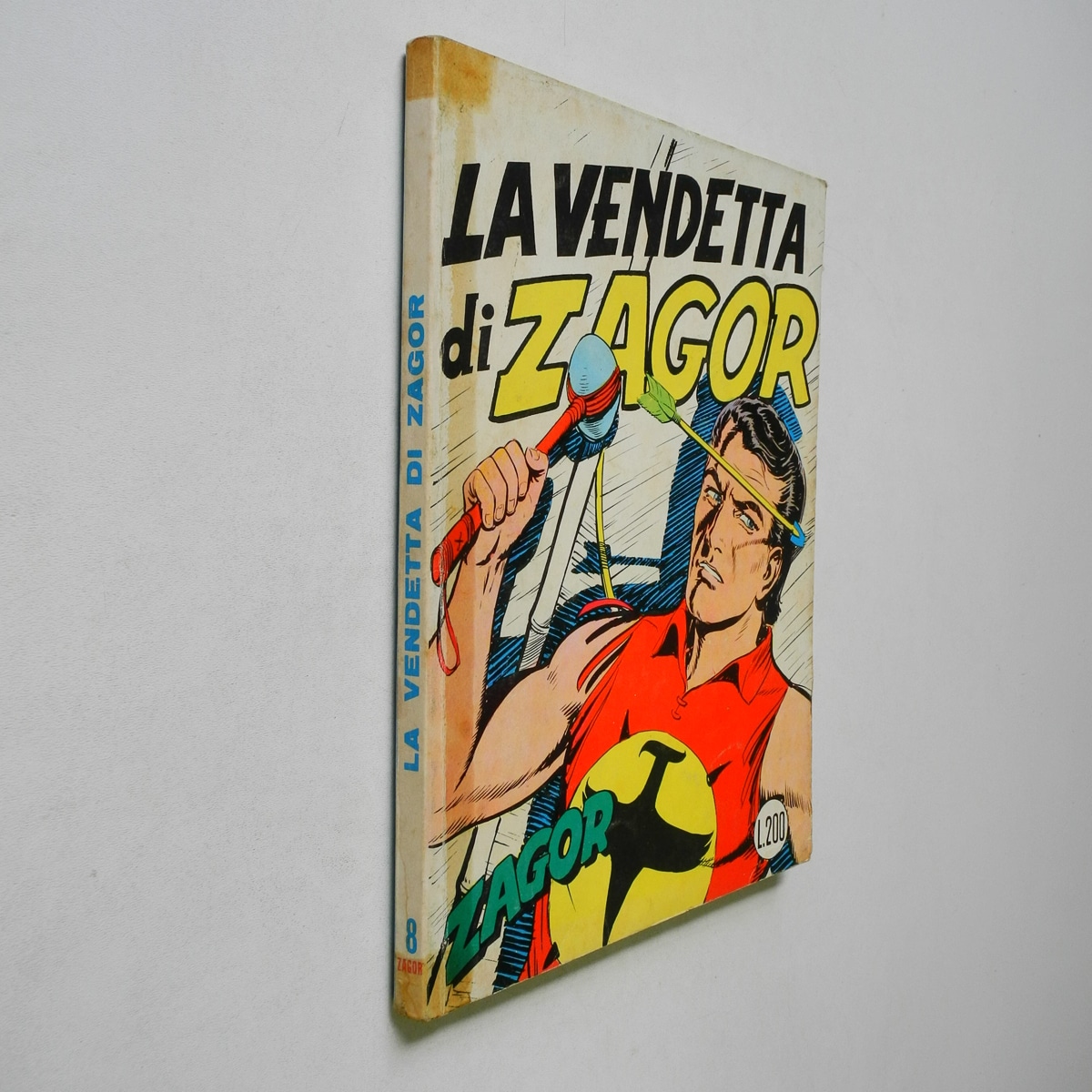 Zagor n. 8 Scritta Rossa Cepim La vendetta di Zagor