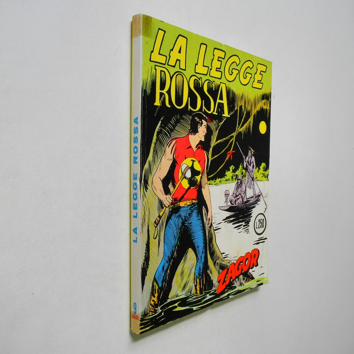 Zagor n. 9 Scritta Rossa Cepim La legge rossa